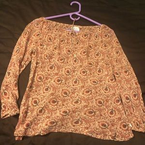 Ann Taylor Loft printed shirt